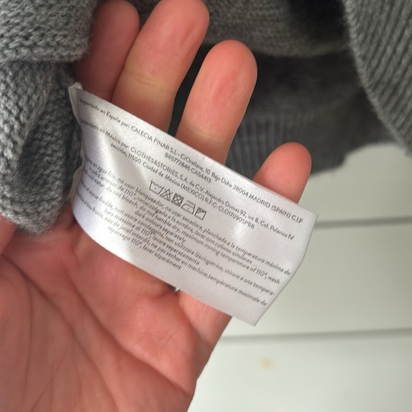 Compania Fantastica Grey Knit Sweater - Picture 6 of 7